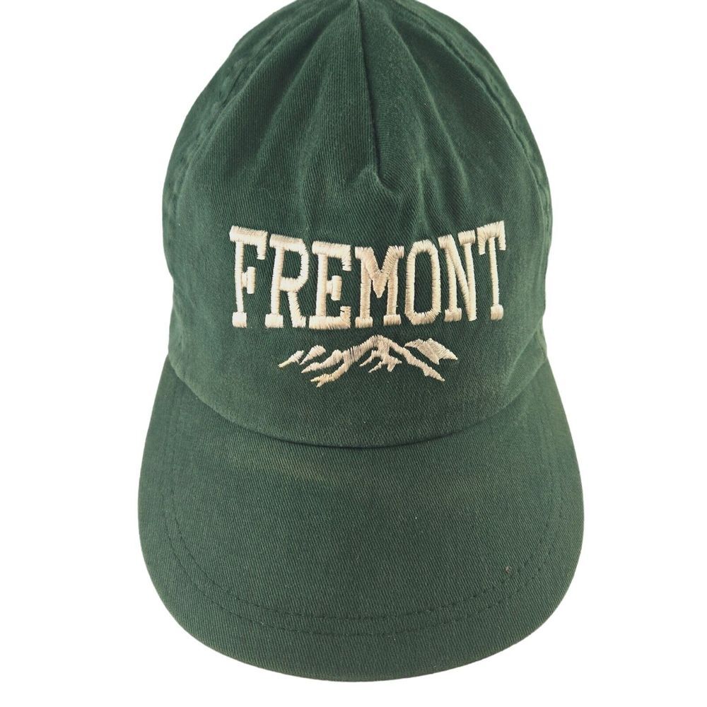 Vintage Colorado‎ Sports Fremont Green Leather Strap Adjustable One Size Cap